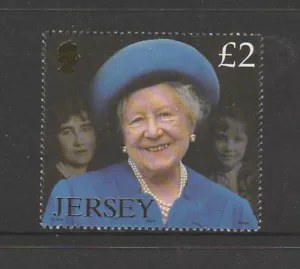UK - JERSEY 2002 QUEEN MOTHER Commemoration TWO POUNDS MNH - Picture 1 of 1