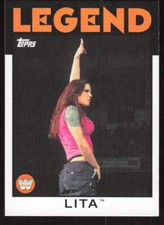 2016 Topps Heritage WWE Base Card Lita #89
