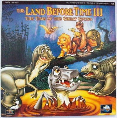THE LAND BEFORE TIME III 3:  THE TIME OF THE GREAT GIVING (LASERDISC) BRAND NEW! - Image 1 of 2