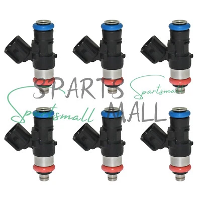 Inyector de combustible 0280158191 6 piezas para Ford Edge 3,7 L 2011-2017 Foto 1 de 4