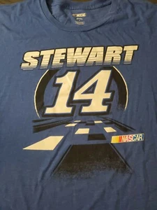 Tony Stewart #14 Stewart-Haas Racing XL Blue T-shirt NASCAR - Picture 1 of 4
