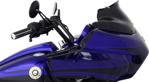 Klock Werks Black 8" Flare Windshield for 1998-2013 Harley Road Glide - Picture 1 of 7
