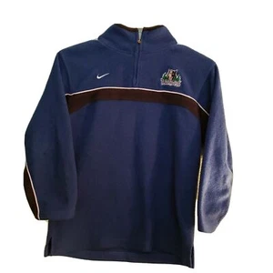 Timberwolves Nike Youth 1/4 Zip Jacket Fleece 8/10 Blue - Picture 1 of 6