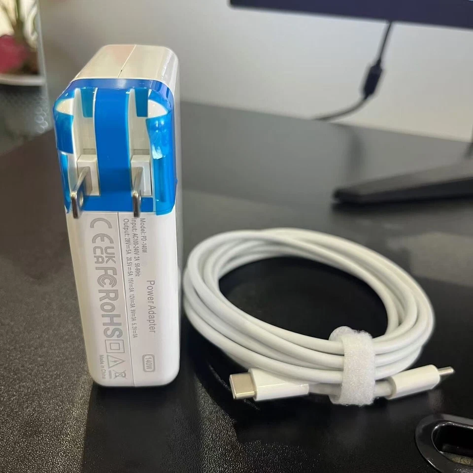 140W USB-C Power Adapter Type-C Charger for Apple Macbook Air Pro - Image 1 of 4