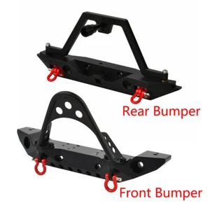 Metal Rear Front Bumper for 1:10 RC TRX4 SCX10/SCX10 II 90046 SCX10 III AXI03007 - Picture 1 of 15