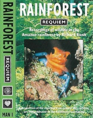 Richard Ranft ‎Rainforest Requiem CASSETTE ALBUM wildlife in the Amazon New Age - Image 1 of 4
