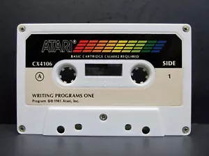 Programas de escritura I y II, CX4106, Atari 400/800, 2 casetes, Atari 1980 - Imagen 1 de 6