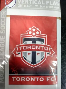 Toronto Football Club Vertical House Flag 28"x 40" MLS soccer sports banner - Picture 1 of 4
