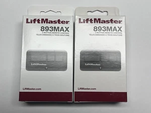 OEM QTY 2PK LIFTMASTER 893MAX 3 BUTTON REMOTE CONTROL - Picture 1 of 1