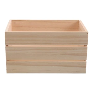 Holzkiste: 16,5 x 10,5 cm Massivholz Aufbewahrungsbox Mehrzweck Organizer für - Bild 1 von 12