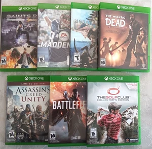Xbox One Video Games Lot Of 7 Games - Picture 1 of 2