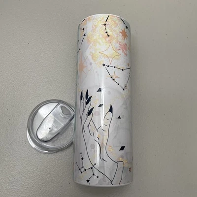 Brand New Tumbler - Witchy Sun & Moon Constellation Stars Vibe with Pastels - Изображение 1 из 4