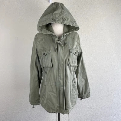 Chaqueta de Colección Tommy Bahama S Carga Utilitaria Con Capucha Cintura Ajustada Verde Tareas de Campo Foto 1 de 4