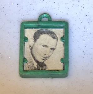 Vtg Cracker Jack Gumball Celebrity Picture Photo Frame Charm Prize Movie Star - Picture 1 of 3