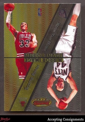 1997-98 Bowman's Best Mirror Image Pippen, Van Horn, Kobe Bryant, Ceballos Foto 1 de 2