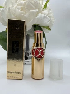 Yves Saint Laurent Rouge Volupte Shine Oil-In-Stick 45 Rouge Tuxedo .11oz - Picture 1 of 3