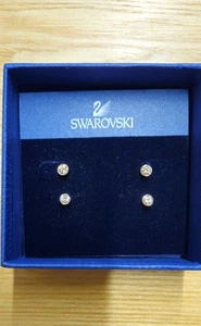Genuine Swarovski Harley Stud Earrings 2 Pairs - Picture 1 of 7