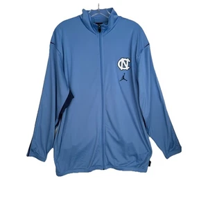 JORDAN Elite NORTH CAROLINA TARHEELS TEAM ISSUED TRACK JACKET UNC Blue Mens M - Picture 1 of 15