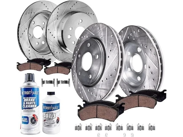 56CY18C Front and Rear Brake Pad and Rotor Kit Fits 2016-2017 Lexus GS200t — 第 1/1 张图片