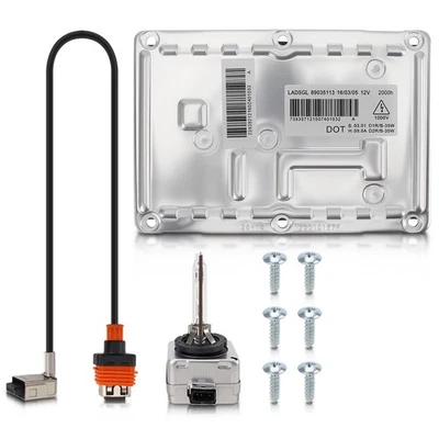 Lastre de faros de xenón HID con cable de bombilla para Audi B6 A4/S4 VW Passat 2000-2008  Foto 1 de 4