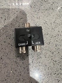 RF TV Switch Splitter Aerial Antenna for NES SNES N64 Nintendo 64 Master system