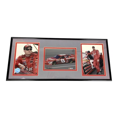Fotos de NASCAR enmarcadas firmadas por Budweiser Dale Earnhardt Jr montadas en mate Foto 1 de 4