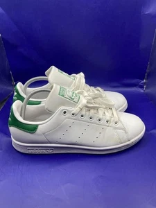 Adidas Stan Smith unisex adult White Green leather Trainers, Size 6.5- - Picture 1 of 24