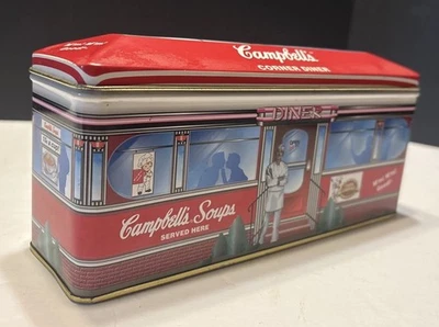 Collectible Campbell’s Soup Company Corner Diner 1996 Vintage Tin - Image 1 of 4