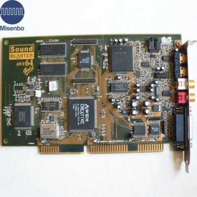   CT4390 Sound Blaster AWE64 Gold Sound Card #F1 - Image 1 of 4