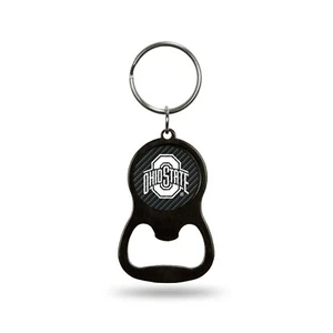OHIO STATE BUCKEYES CARBON FIBER BOTTLE OPENER KEYCHAIN COLLEGE GAMEDAY - Picture 1 of 5