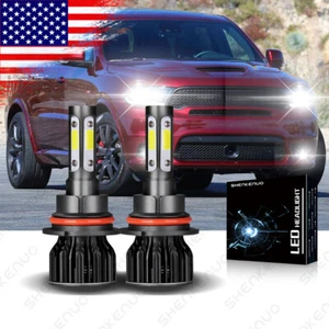 For Dodge Dakota 1997 - 2004 - 2X 9007 6000K Front LED Headlight Bulbs Hi/Lo Kit - Foto 1 di 11