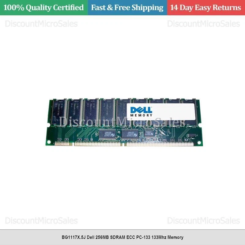 BG1117X.5J Dell 256MB SDRAM ECC PC-133 133Mhz Memory - Image 1 of 1