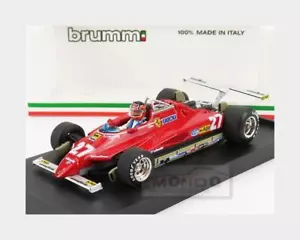 1:43 BRUMM Ferrari F1 126C2 #27 Usa Long Beach 1982 Villeneuve +Driver R272-CH M - Picture 1 of 2