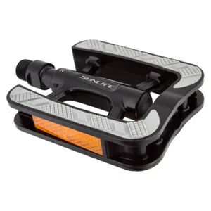 Sunlite City Non-Slip Pedals Sunlt City Non-slip Bk/gy 9/16 Aly W/rubber - Picture 1 of 1