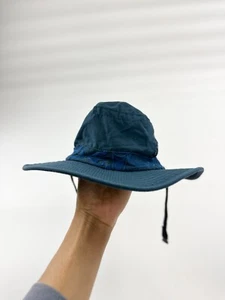 REI Hat Unisex Kids Youth 4-7 Blue Vented Outdoors Camping Bucket Boonie - Picture 1 of 8