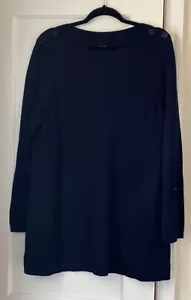 Nwt Talbots 2X 20W Blue Basketweave Pullover Sweater - Picture 1 of 2