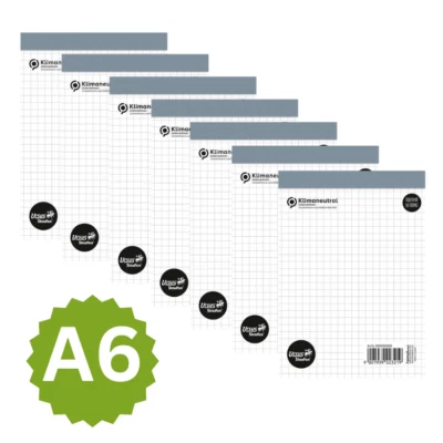 7 x Notizblöcke Notizblock Schreibblock Block kariert 48 Bl. 60g/m² DIN A6 - Bild 1 von 2