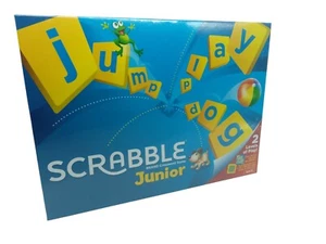 Scrabble Junior Board Game 6+ Complete 2 Levels of Play Family Time New UK - Picture 1 of 6