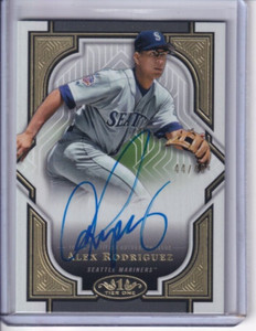2023 Topps Tier One #T1A-AR Alex Rodriguez 44/49 Seattle Mariners On Card Auto!