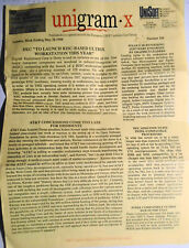 Unigram-X, #181 - May 28, 1988 - London weekly for UNIX manufacturers, und al