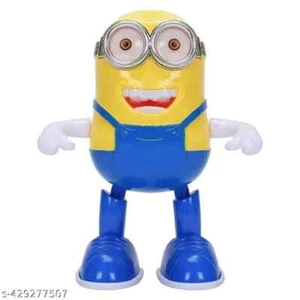 Musical Dancing and Walking Minions Toy with Colourful Lights and Sounds - Picture 1 of 3