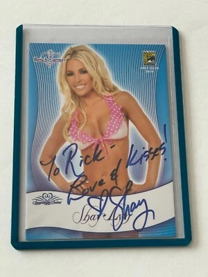 2010 Benchwarmer SHAY LYN Signed AUTO Autographed INSCRIBED San Diego Comic Con - Image 1 of 2