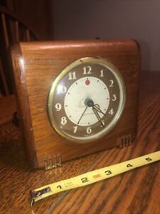 Antique Seth Thomas Art Deco Working Mantle Clock