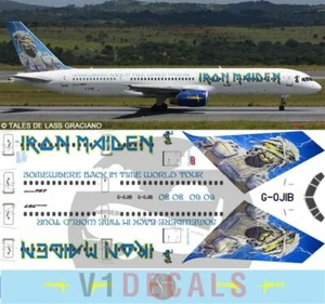 V1 Decals Boeing 757-200 Iron Maiden for 1/200 Airliner Model Airplane Kit - Foto 1 di 8