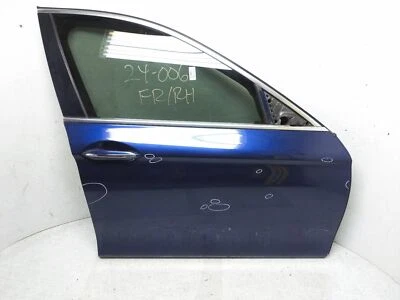 BMW 528I 2011-2016 pasajero delantero puerta derecha - azul *tiene algunos rasguños/arañazos Foto 1 de 4