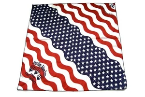 Vintage Great Reno Balloon Race 2001 Bandana, Red White Blue Nevada Scarf - NWOT - Picture 1 of 4