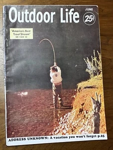 Outdoor Life June 1953 hunting fishing mag field stream - Picture 1 of 5