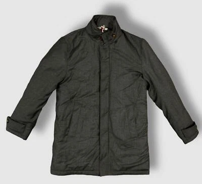 Kired by Kiton men's Grey Wool / Cashmere Car Coat - size 48 / 58 eu  rt $1895 - Image 1 of 4