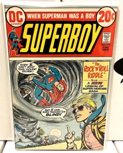 SUPERBOY #195 1ST APP WILDFIRE 1973 KEY BRONZE BEAUTY! L@@K! - Picture 1 of 7