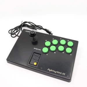 HORI Fighting Stick SS HSS-07 for Sega Saturn Arcade Controller Tested Japan - Picture 1 of 4